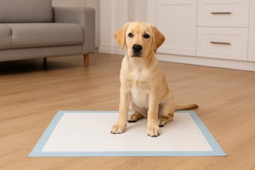 Empapadores para Perros 60x40 cm - 100 Unidades | Almohadillas de Adiestramiento Ultraabsorbentes | 5 Capas Antifugas, Secado Rápido | Ideal para Cachorros y Perros Mayores