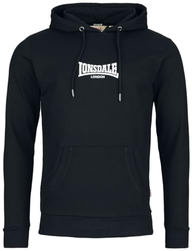 Lonsdale London BEETHAM Homme Sweat-Shirt à Capuche Noir L