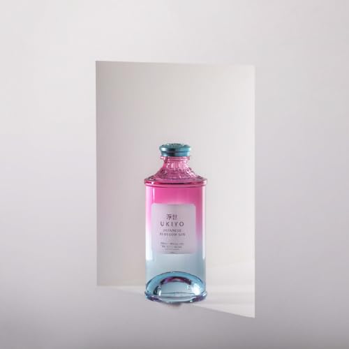UKIYO Blossom | Japanese | Craft | Gin | Floral | Cherry Blossom, Yuzu and Sakura | Distilled with 5 native Japanese botanicals | 40% ABV | 70 cl