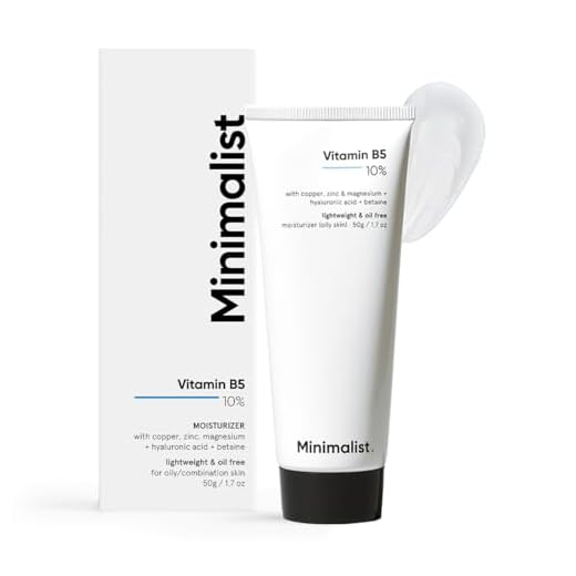 Minimalist 10% Vitamin B5 Gel Face Moisturizer For Oily & Acne Prone Skin | Oil-free | Fast Absorbing Lightweight Winter Cream For Women & Men | Non sticky | Fragrance Free