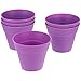 Luxshiny 6Pcs Cupcake Silicone Cuite Cupon Mini Muffins Tasses Non- Bâton Doublures Muffins Réutilisables Crème Glacée Coussines Conteneurs Gâteau Moule Petite Plante Fleur Pot