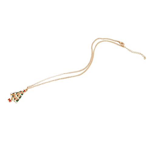 Brincos de Natal Conjunto de Colar, Conjuntos de Jóias de Natal Material de Liga Pingentes de Árvore