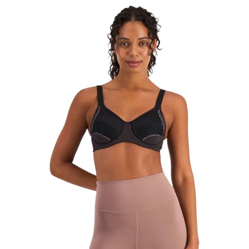 Berlei Electrify Mesh Underwire Non-Contour Sports Bra Black 20E
