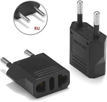 Kyrotech American Plug Converter, Type C Socket Converter, Travel Adapter, US British Plug European/Turkey 220V Socket Converter, 6A 1600W Max Power, A Quality Tight Pass