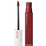 Maybelline Labial líquido Super Stay Matte Ink Voyager, 5ml, lipstick matte de larga duración, color intenso por hasta...