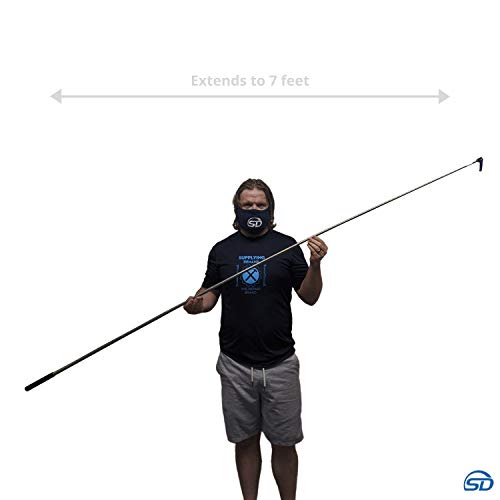 Supplying Demand FPP-1 FPP1 Telescopic Filter Puller Pusher Tool with Magnet for HVAC Maintenance 12 Inches to 7 Feet