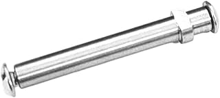 Eje de mango de carrete de pesca, piezas basculantes de acero inoxidable, modificación de bricolaje, diseño fijo de tornillo, resistencia, para reparación de carretes de gota de agua