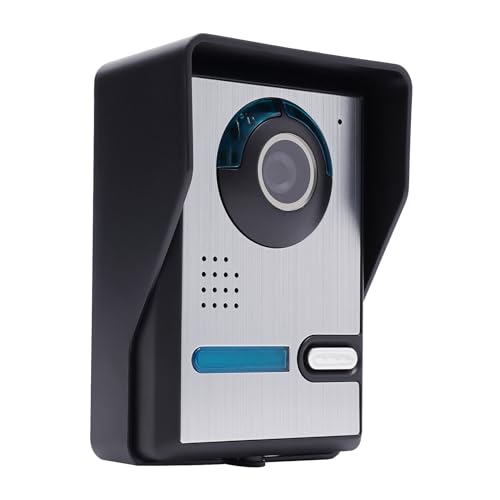 Haoxuesen Videoportero con cable, Cable Kit Intercomunicador, Timbre Puerta Vídeo, Videoportero Conectado, Instalado en Hoteles, Casas, Apartamentos, Oficinas, Talleres Y Otros Locales Privados O
