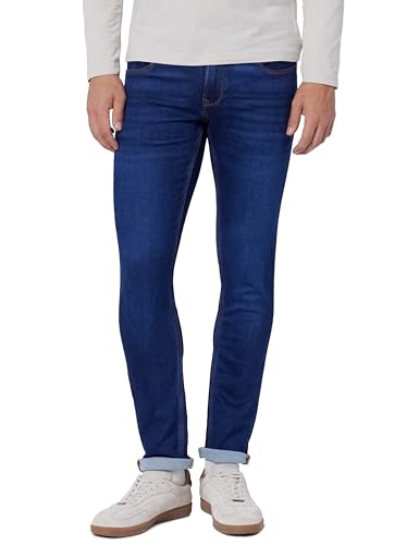 Image of Spykar Men's Slim Fit Low Rise Casual Jeans
