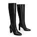 Modatope Black Boots for Women Chunky Heel Rounded Toe Knee High Boot Womens Block Heel Fashion Fall Winter Boots 2025 Size 8