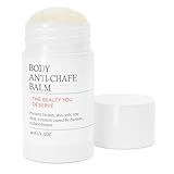 MROUVIK Anti Chafing Stick, Chafing Stick, Thigh Chafing Rrevention, Thigh Rescue Friction Defense Anti Chafe Balm Prevent Rubbing Dry Skin for Feet Chest Butt Groin Arms Neck Waist,1.5 oz