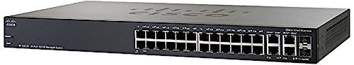 Cisco SF300-24MP-K9-NA, 24 10/100 PoE+ Ports With 375W Power Budget