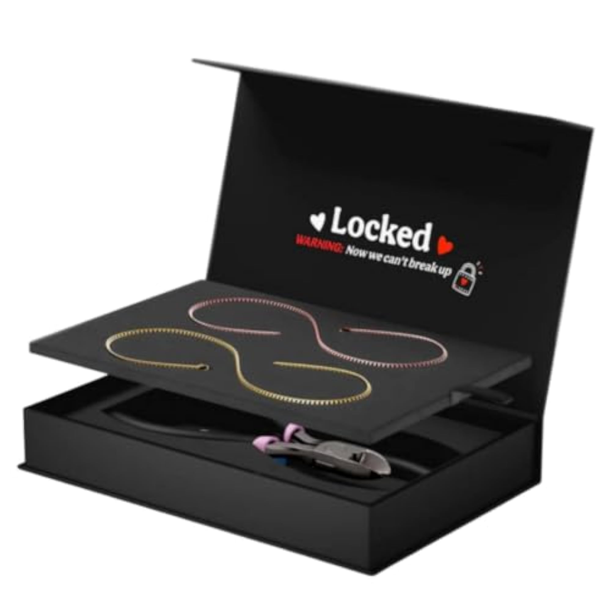 Matching Couples Romantic Locking Bracelet Set, Timeless Gift