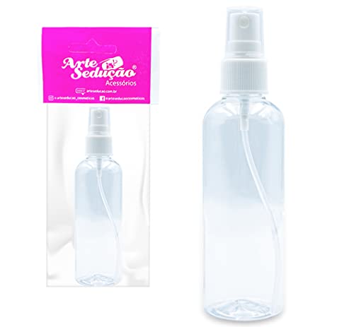 Frasco Borrifador com Válvula Spray Álcool Perfume Água 100 ml