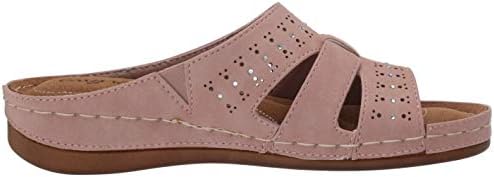 Easy Street womens Slide Sandal,Blush,6 XW US | Image 5