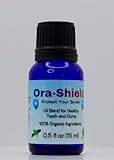 Ora-Shield Organic Tooth Oil for Gum Disease Relief and Gingivitis Help – Soothes Sore, Bleeding, or Receding Gums – Essential Oils for Teeth & Mouth – Oral Microbiome Support – Adults & Kids (1 Pack)