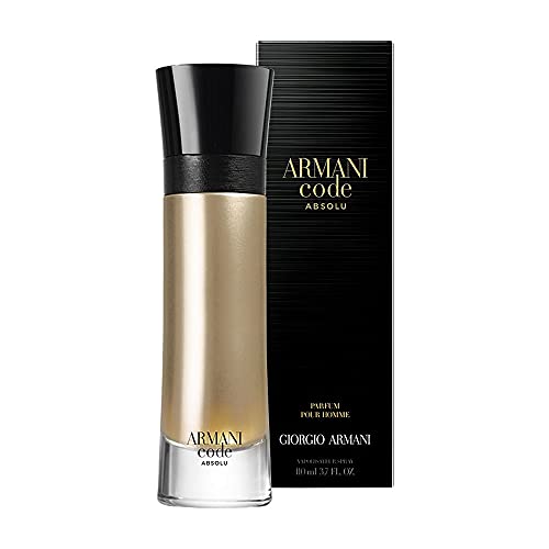 GIORGIO ARMANI Code Absolu for Men By Parfum Spray 3.7 Ounce / 110 Ml, 3.7 Fl Ounce