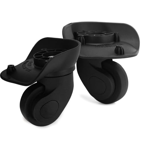 Domiella �ו������z�C�[�� 1�y�A ? 360�x��]����X�[�c�P�[�X�L���X�^�[�z�C�[���L�b�g �X�s�i�[�ו��C��&���s�p, �u���b�N, Single, Dl09-s