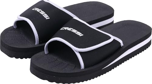 Cressi Shoes Panarea Ciabatte per Spiaggia e Piscina, Unisex adulto, Nero, 42 EU