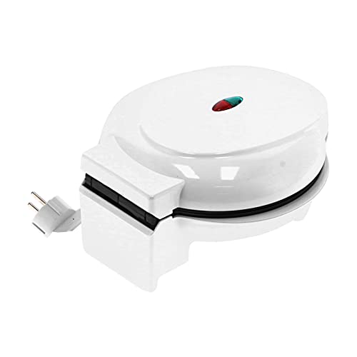 Denash Fabricante de la Bola de Tinta Eficiente 1200 Wo-takoyaki Máquina para Hornear Mejillas de Cocina, Alimentos Alimentos para Ensamblaje Familiar, Abdominales+acero Inoxidable Blanco