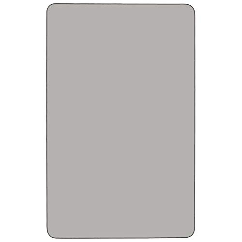 Flash Furniture 24''W X 60''L Rectangular Grey Hp Laminate Activity Table - Standard Height Adjustable Legs #TOP6