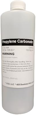 Propylene Carbonate High Purity Solvent 500ml (16 fl oz)