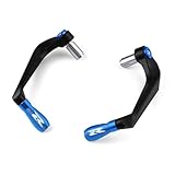 WITTYL Motorcycle Handlebar Grips Guard Brake Clutch Levers Protector for Suzuki GSXR 600 750 1000 GSX-R 250 125 150(Blue)