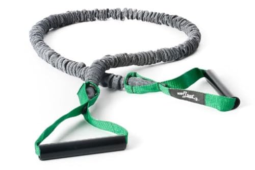 DITTMANN Premium Body Tube Expander Fitnessband Nylonummantelung grün/mittel