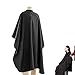 150x120cm Nero Mantellina Parrucchiere Mantella per Barbiere,Regolabile Impermeabile Fashion Mantella Taglio Capelli Parrucchiere Panno Grembiule,Mantella per Adulti e Bambini.
