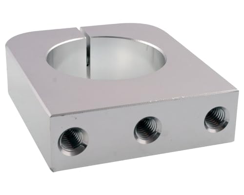 2EXTREME Frässpindel, Eurohalsaufnahme 43mm mit M8 Gewinde, Spindelaufnahme, Eurohals, CNC