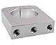 2EXTREME Frässpindel, Eurohalsaufnahme 43mm mit M8 Gewinde, Spindelaufnahme, Eurohals, CNC