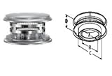 Chimney 70645 6 in. Dura Vent Duratech Rain Cap- Stainless Steel