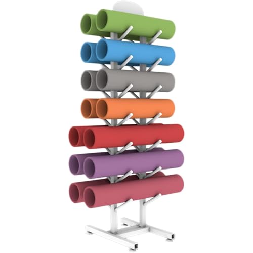 Support tapis de yoga robuste en métal pour équipement de gym durable