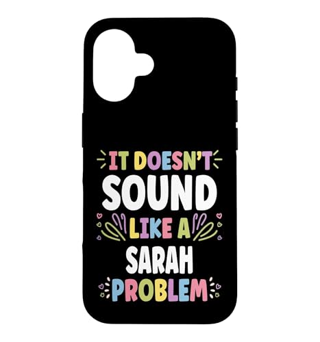 SARAH Personalized Women's Gift Custom SARAH �X�}�z�P�[�X iPhone 16 �p