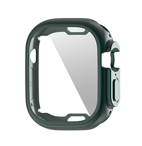 Coque Apple Watch Ultra 49mm avec protection ecran intégrée vert
