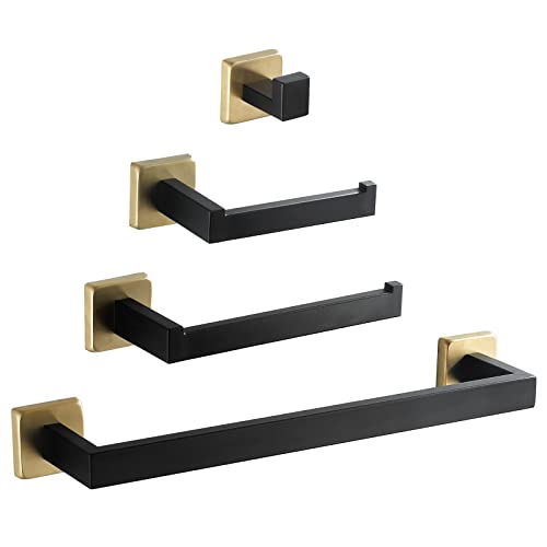 Sereey 4-Piece Bathroom Accessory Kit - Enhance Your Bathroom Decor!