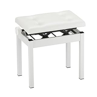 Korg Banc de piano Rise and Fall Standard blanc - Les Beatles, Paul McCartney, John Lennon, RIngo Starr, George Harrison