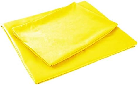 Condition photo showing New/Like New for sfoothome queen hotel luxury 4-piece bed set - extra deep pocket, 1800 series, wrinkle & fade resistant, sheet & pillow case set (queen, yellow) queen yellow-4 pieces