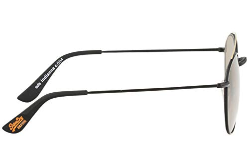 Superdry SDS Indiana 004 Black/Gold Fashion Round Sunglasses 53mm3