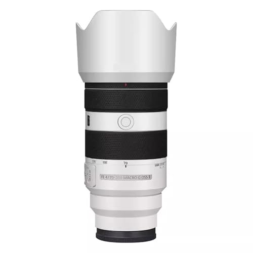 Piel Protectora para Lente de Cámara Sony FE 70-200mm F4 GM II - Adhesivo Decorativo Antidesgaste, Ultrafino y Reutilizable (Blanco Mate) miniatura 1