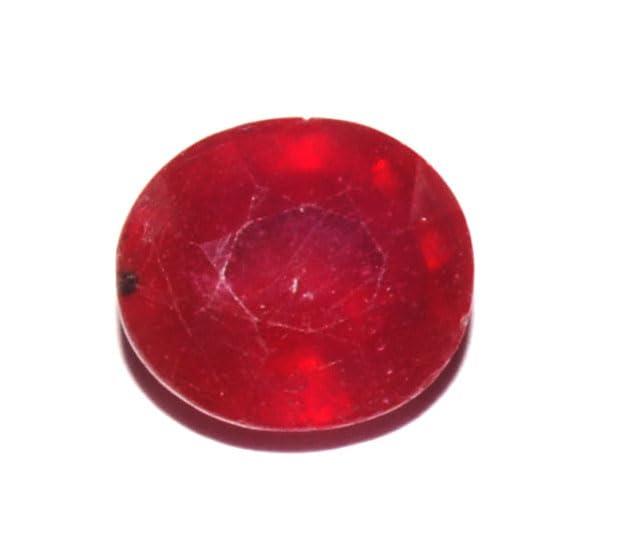 S Kumar Gems & Jewels 7.25 Ratti Manik Stone Original Certified Burma Ruby Loose Stone for Astrological Purpose