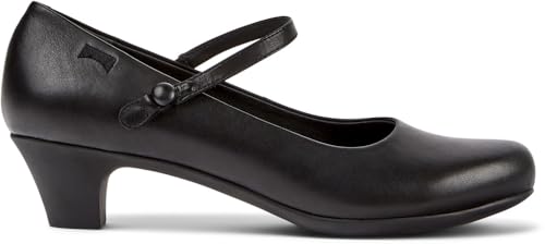 Camper Para Mujer. 20202-088 Zapato De Piel Helena Bajo Negro -Altura TacóN: 4,5Cm- (38), 3 A 5Cm, Hebilla, Casual - 7