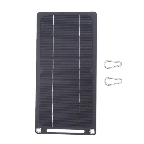 Panel solar monocristalino de 6W ASHATA ligero para cargar electrónica sin enchufes 7