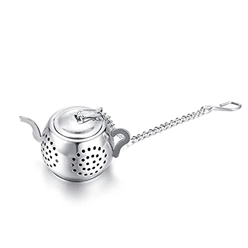 Tidorlou Loose Leaf Tea Infuser Including Tea Scoop And Drip Trays (Teapot (4 Pack)) #TOP4