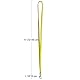 Fushing 100pcs 45cm Nackenband Schlüsselband mit Swivel Schließe für ID-Karten, Abzeichen, Schlüssel, Mitarbeiter, Besucher, usw