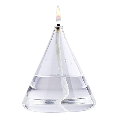 Lámpara de aceite DLSixYi de vidrio transparente Cover