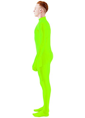 Image of Ensnovo Mens Mock Neck Full Body Unitard Spandex Zentai Suits Costumes