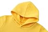 Smazero Boys Girls Plain Yellow Hoodie Kids Pullover Sweatshirt Soft Fleece Lined Hooded Jumper Long Sleeve Casual Warm School PE Top for Children Age 6-7 Years #3