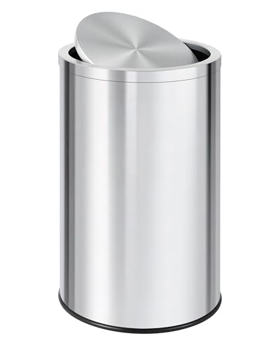 Caneca de basura redonda acero inoxidable 50L Garvee