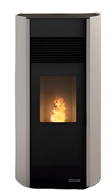 STUFA A pellet Palazzetti Ecofire Milù 8 - Stufa a Pellet Bianca
